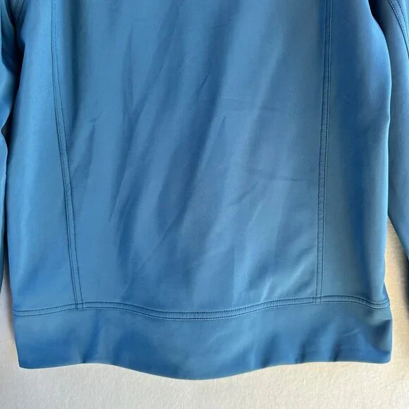 Patagonia Soft Shell Jacket Mens Medium Blue Full Zip Hiking Camping Outdoors - Picture 14 of 14